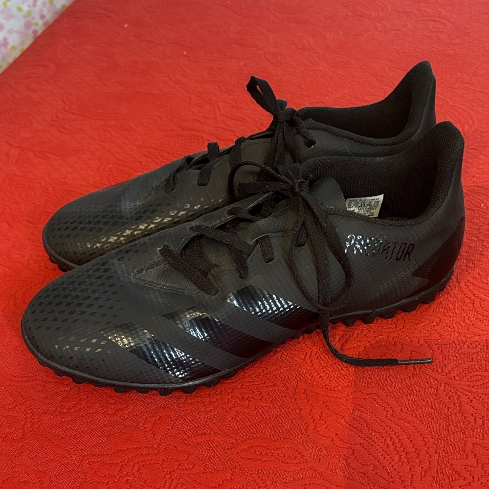 Adidas Black Soccer Turf Cleats New no Tags